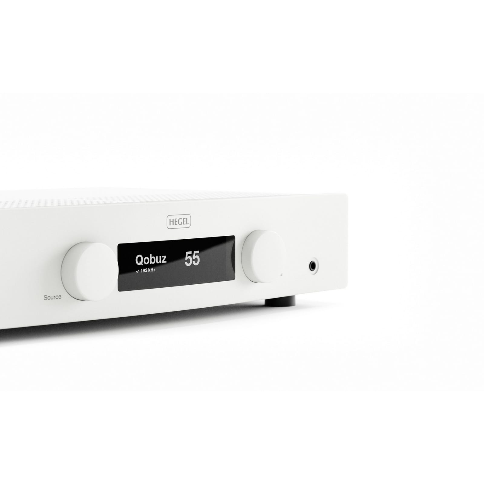 HEGEL H150 White Front Detail Angle