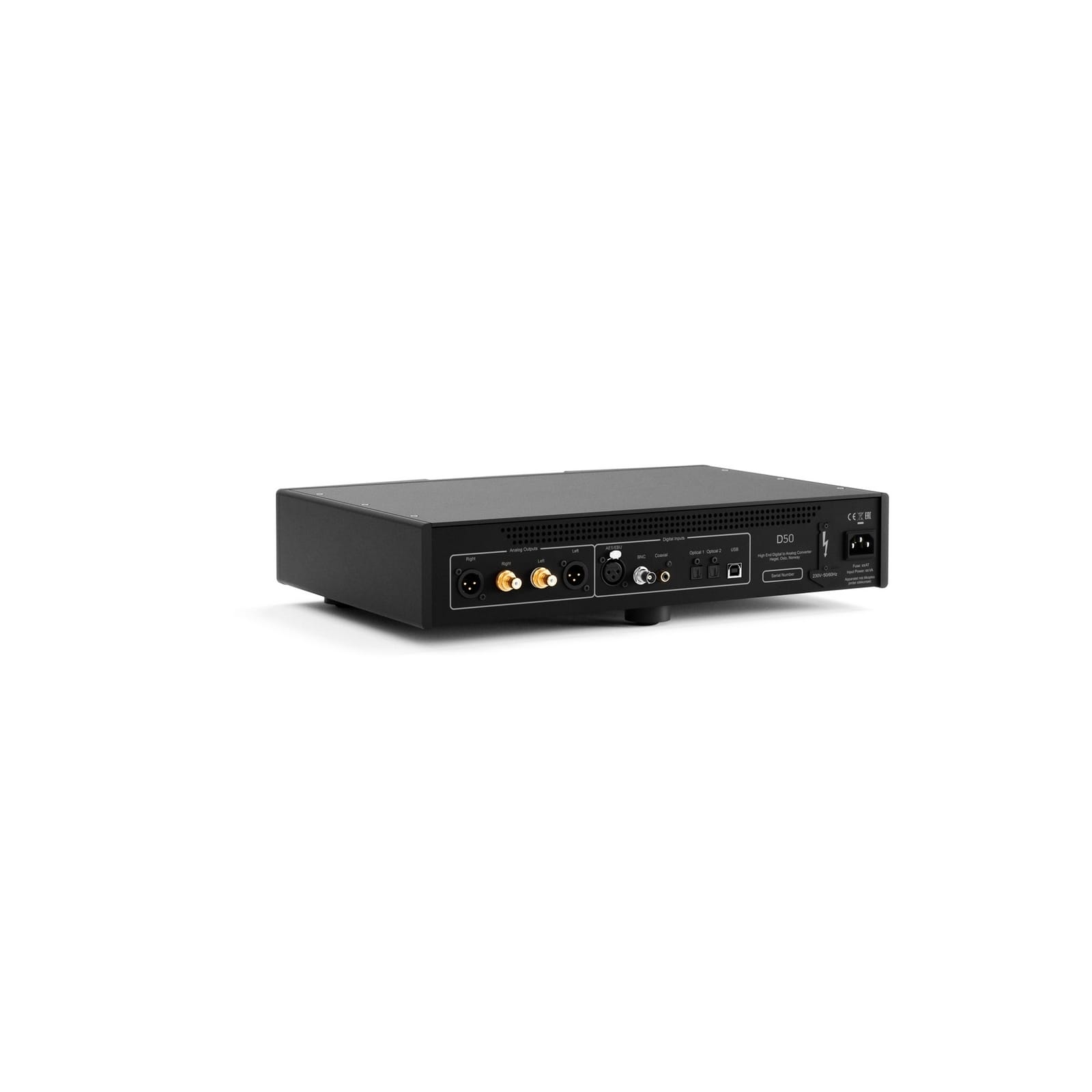 Hegel D50 DAC Back