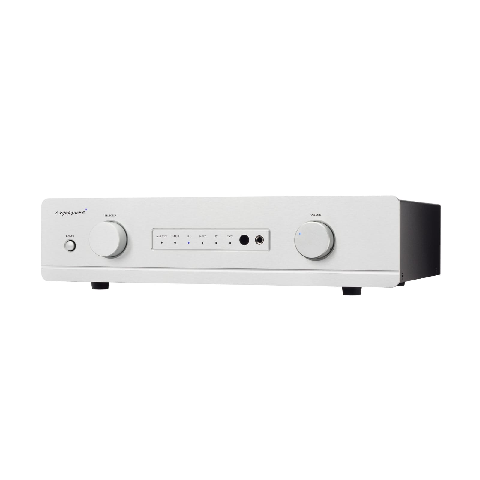 Exposure 3510 Integrated Amplifier front silver angle left