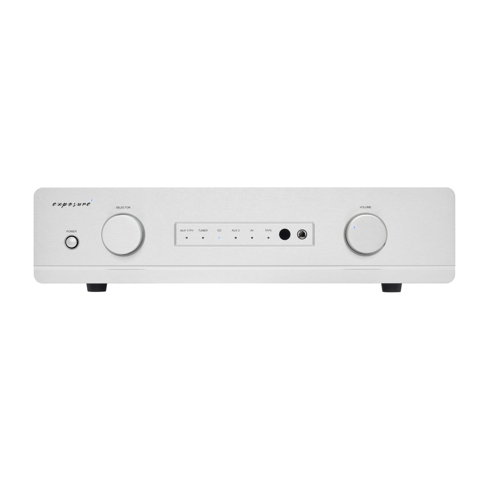Exposure 3510 Integrated Amplifier front silver