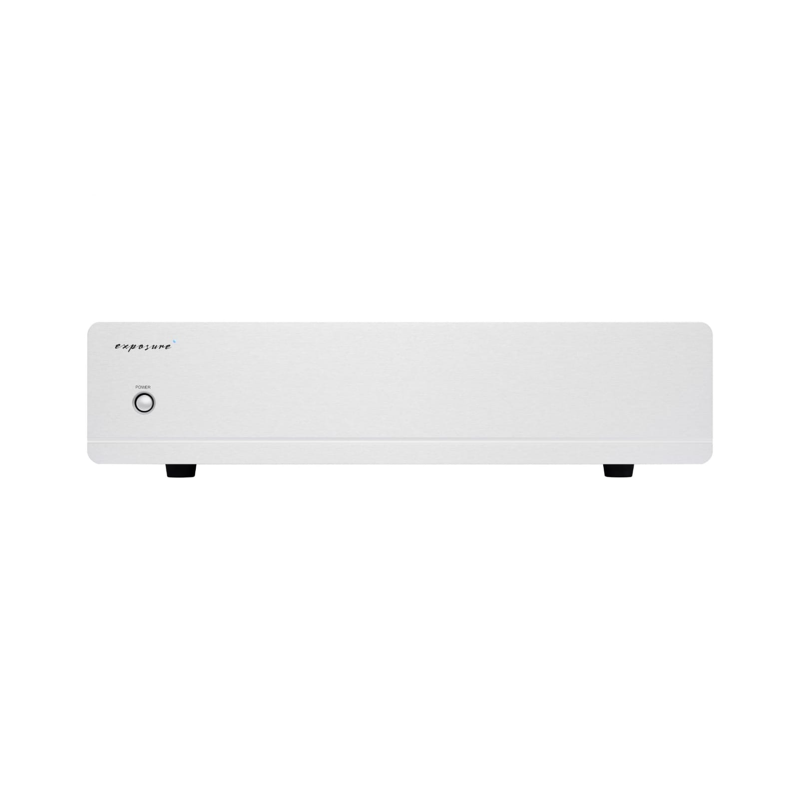 Exposure 3510 Power Amplifier front silver