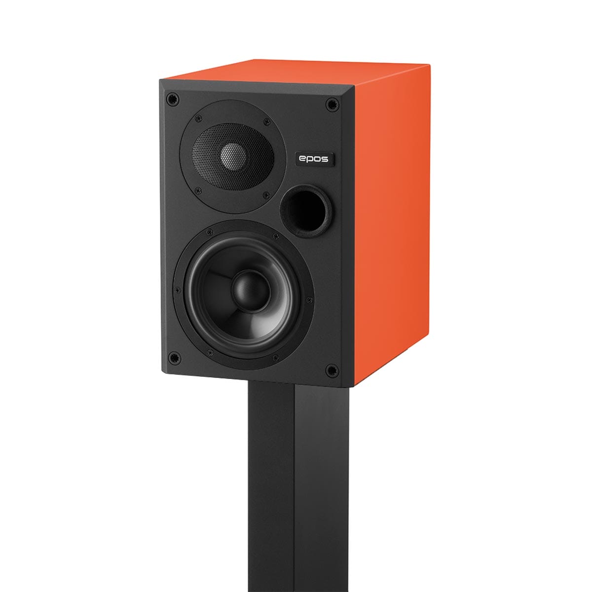 Epos ES-7N Loudspeaker orange stand front