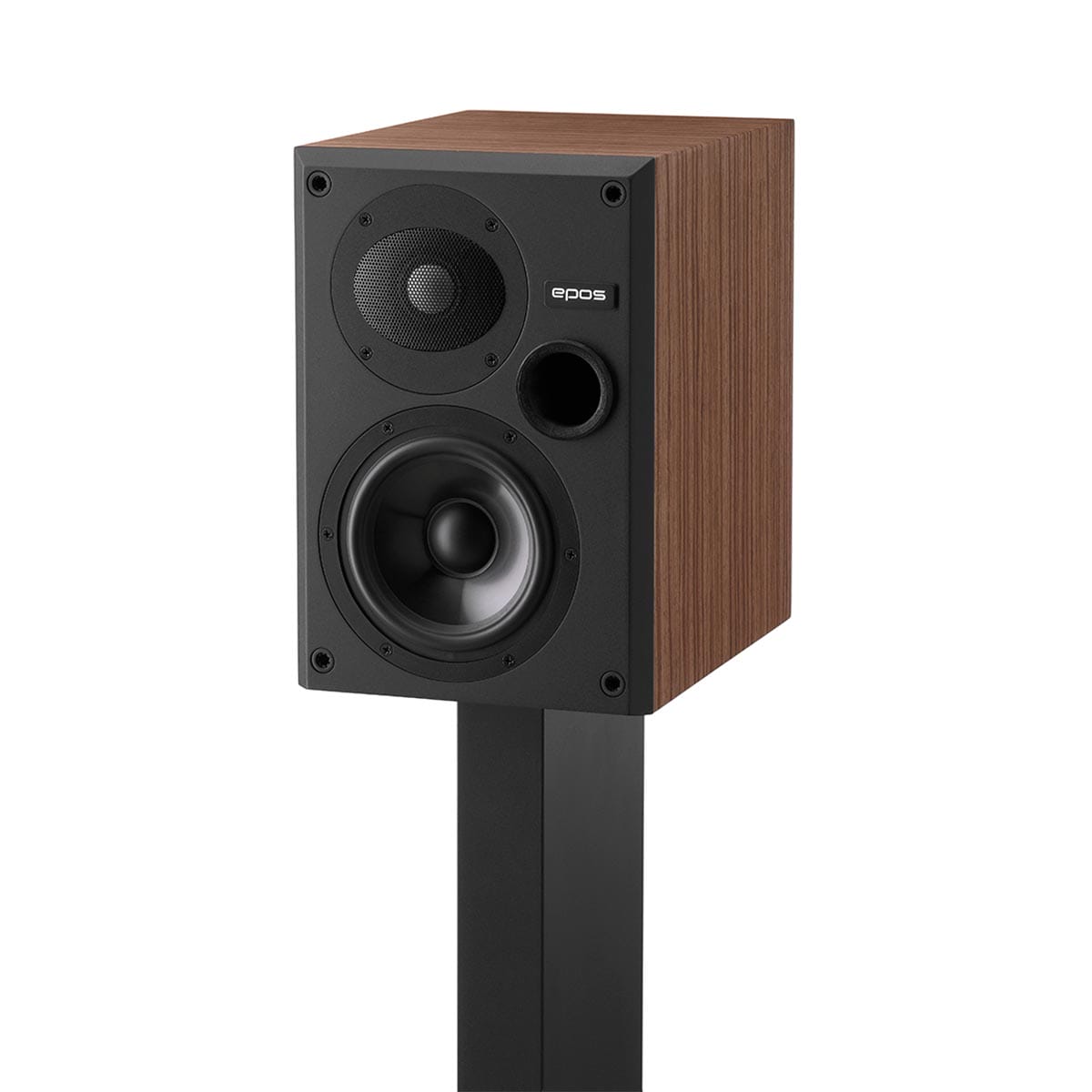 Epos ES-7N Loudspeaker walnut stand front